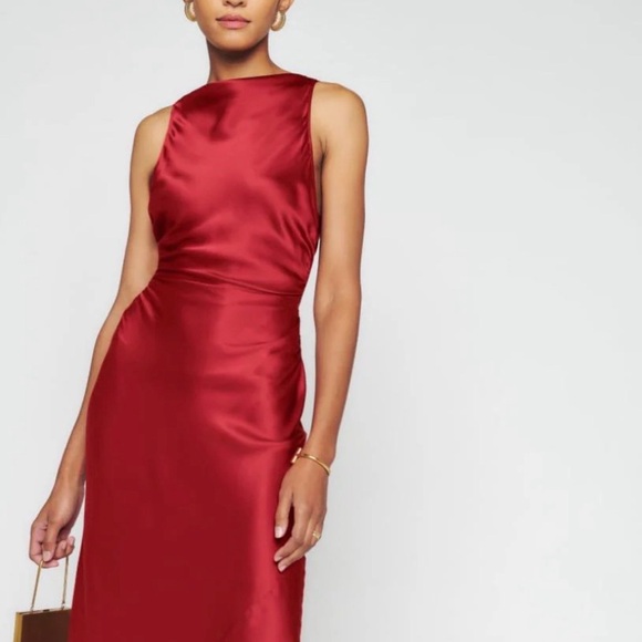 Reformation Cassette Silk Dress - Picture 5 of 5